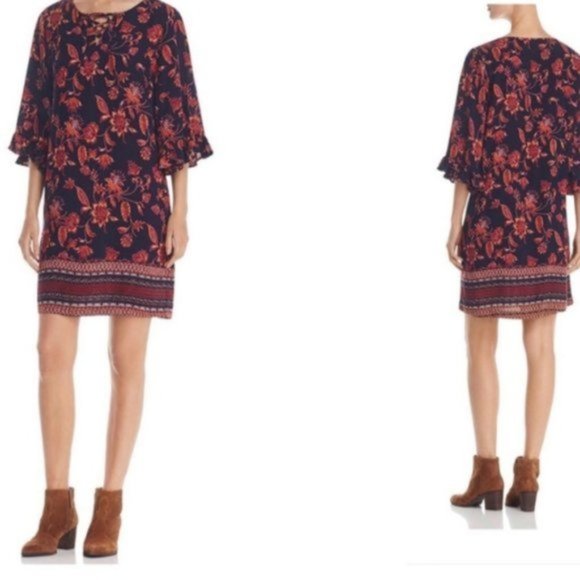 NWT BEACH LUNCH LOUNGE CINDY FLORET PEASANT DRESS - Picture 2 of 9